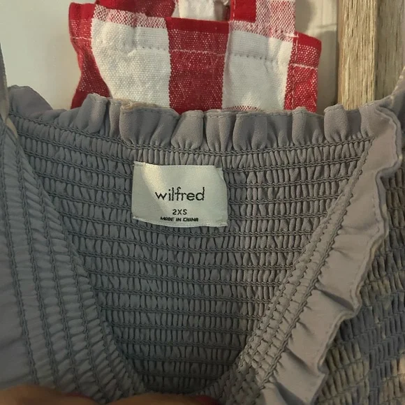 Wilfred Gray Ruffled Top - Picture 2 of 2